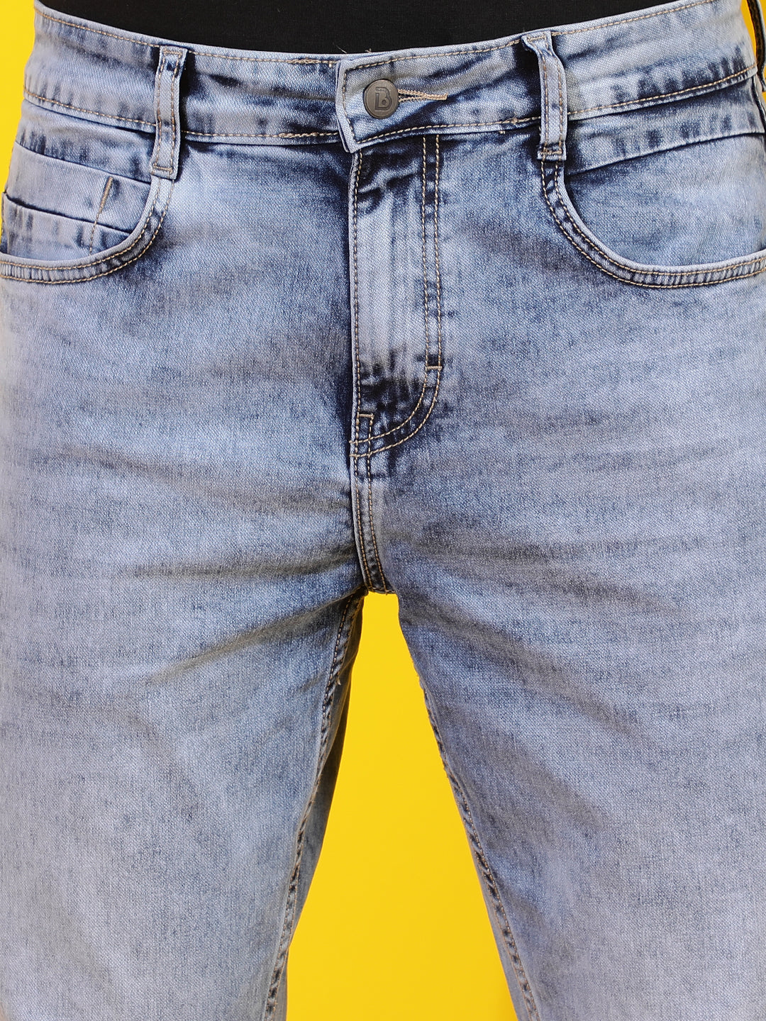 Light Blue Slim Fit Denim Jeans