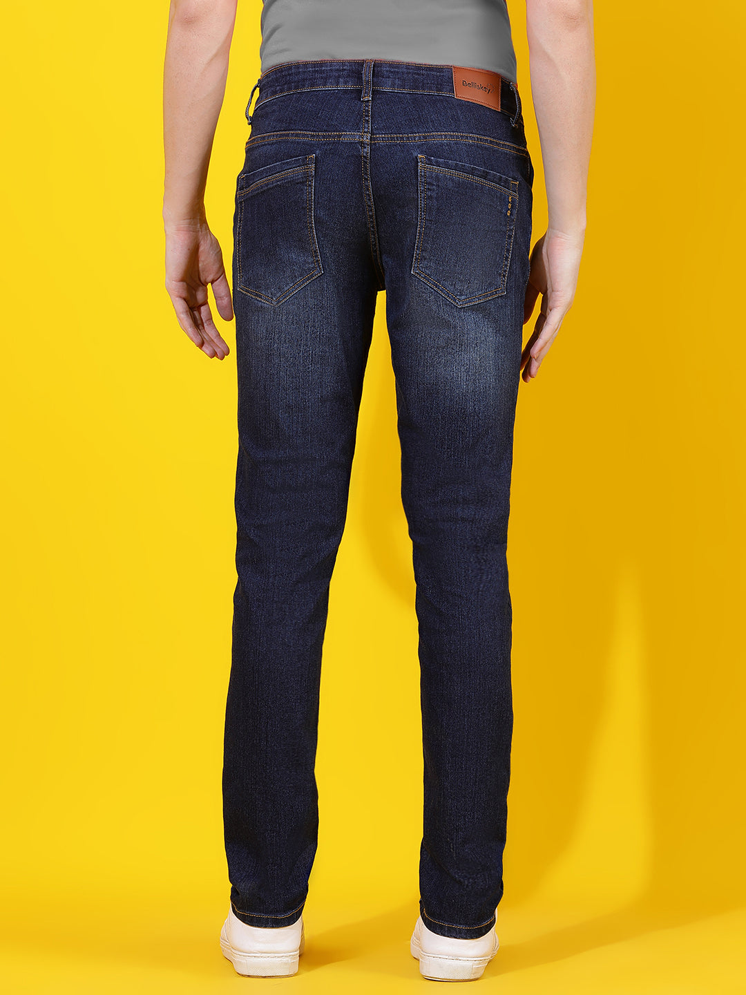 Dark Blue Skinny Fit Denim Jeans