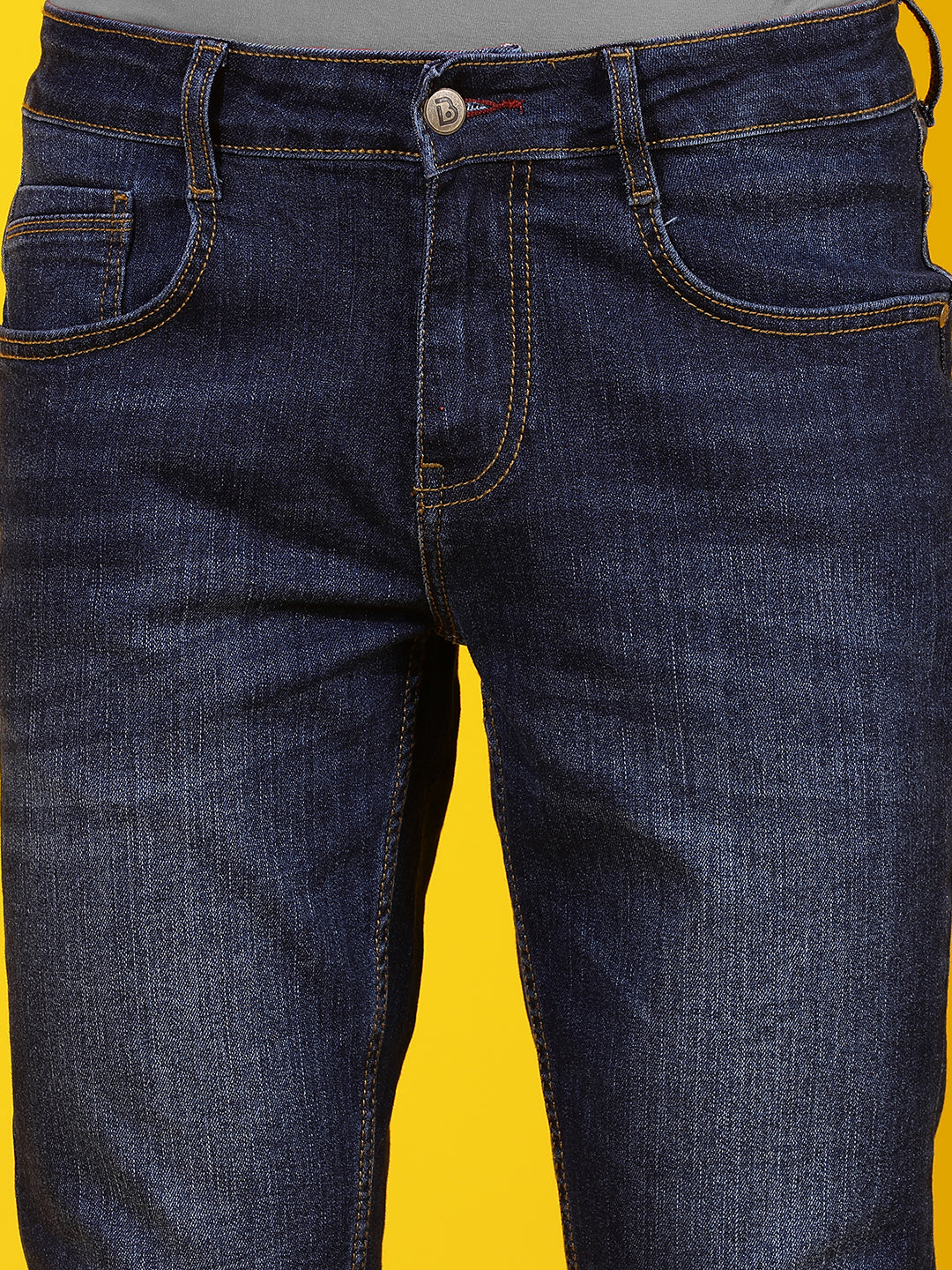Dark Blue Skinny Fit Denim Jeans