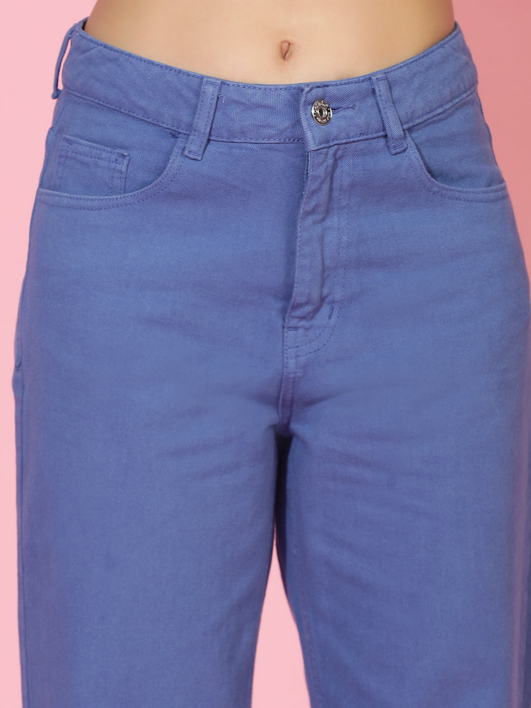 Blue Straight Fit Denim Jeans