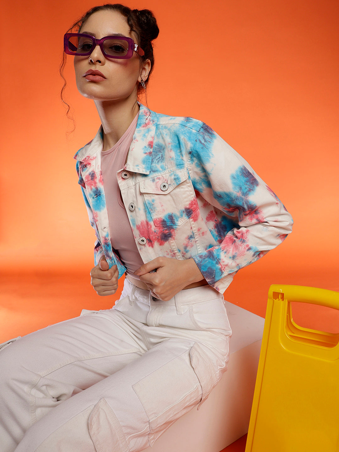 Multi Colour Tie & Dye Jacket