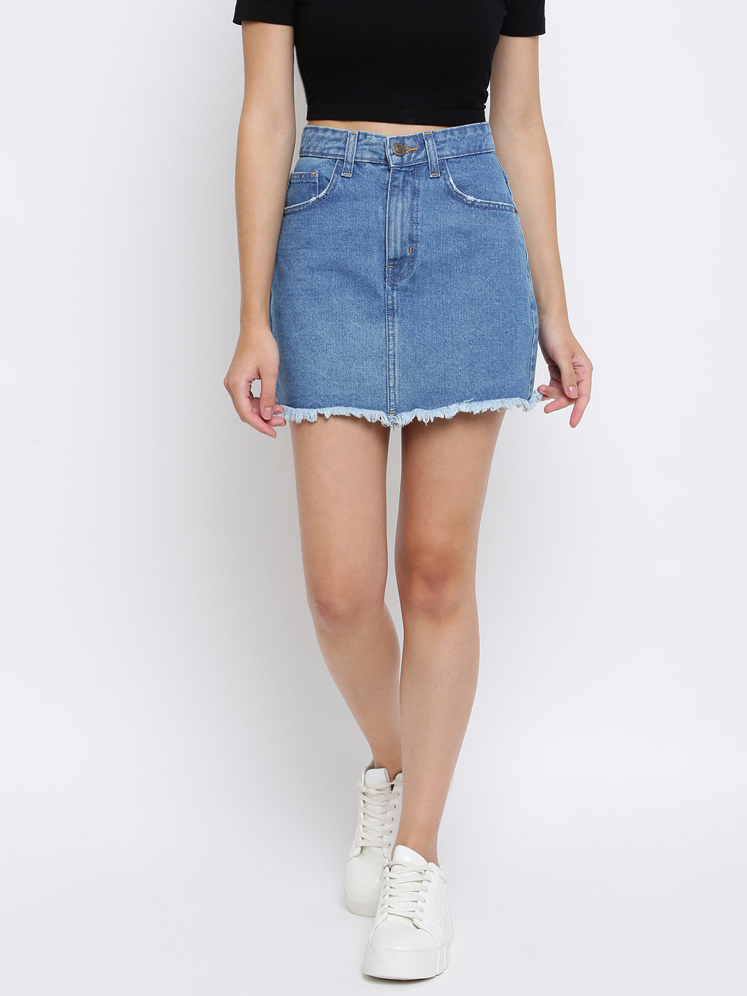 Blue Denim Skirt