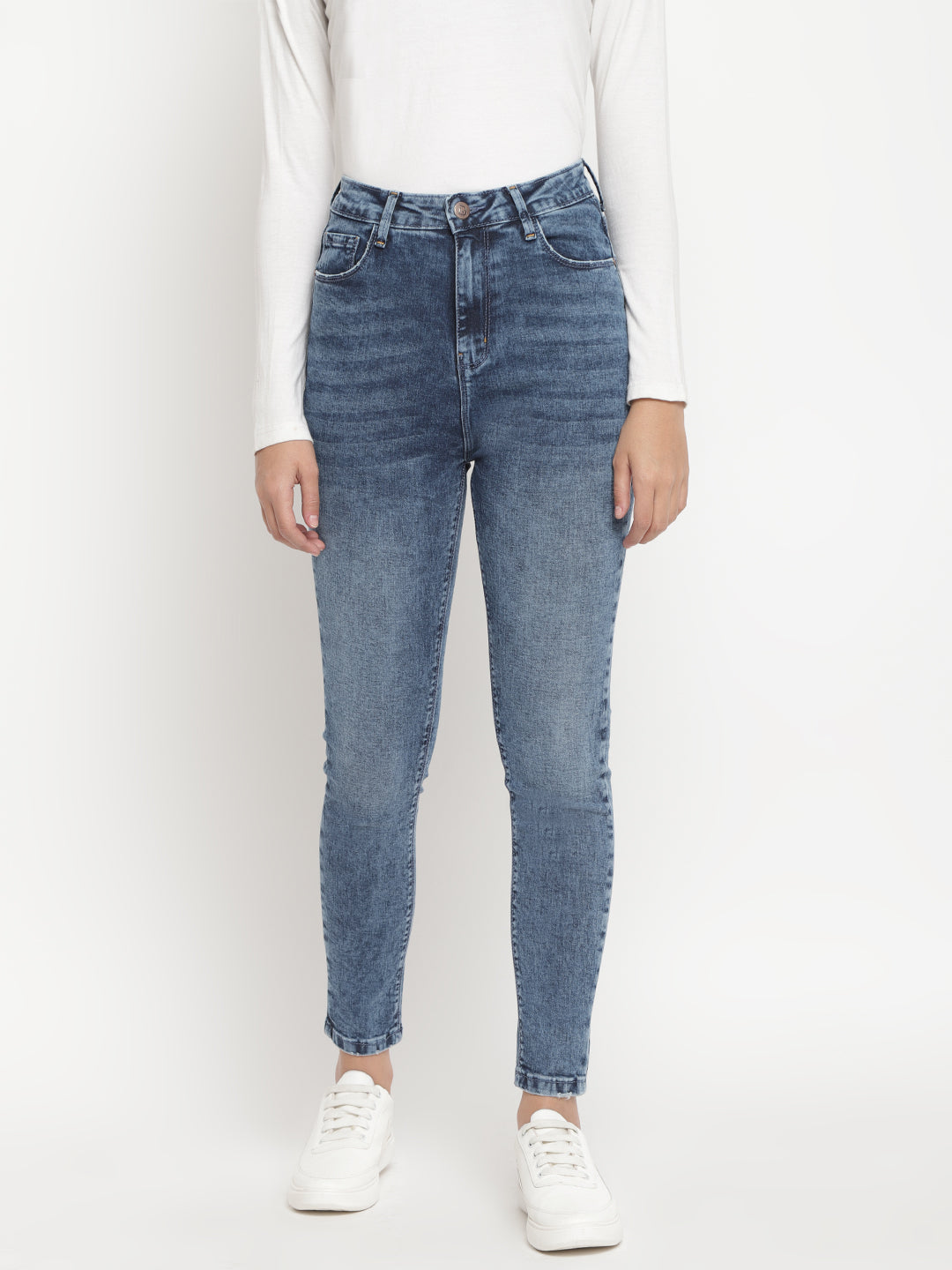 Smoky Blue Slim Fit Jeans