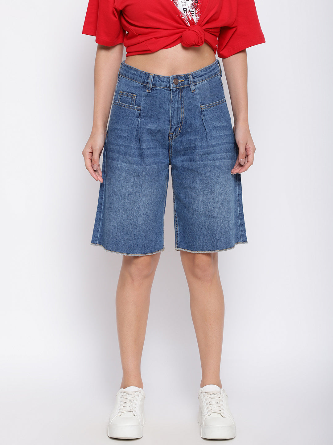 Oversized Blue Shorts