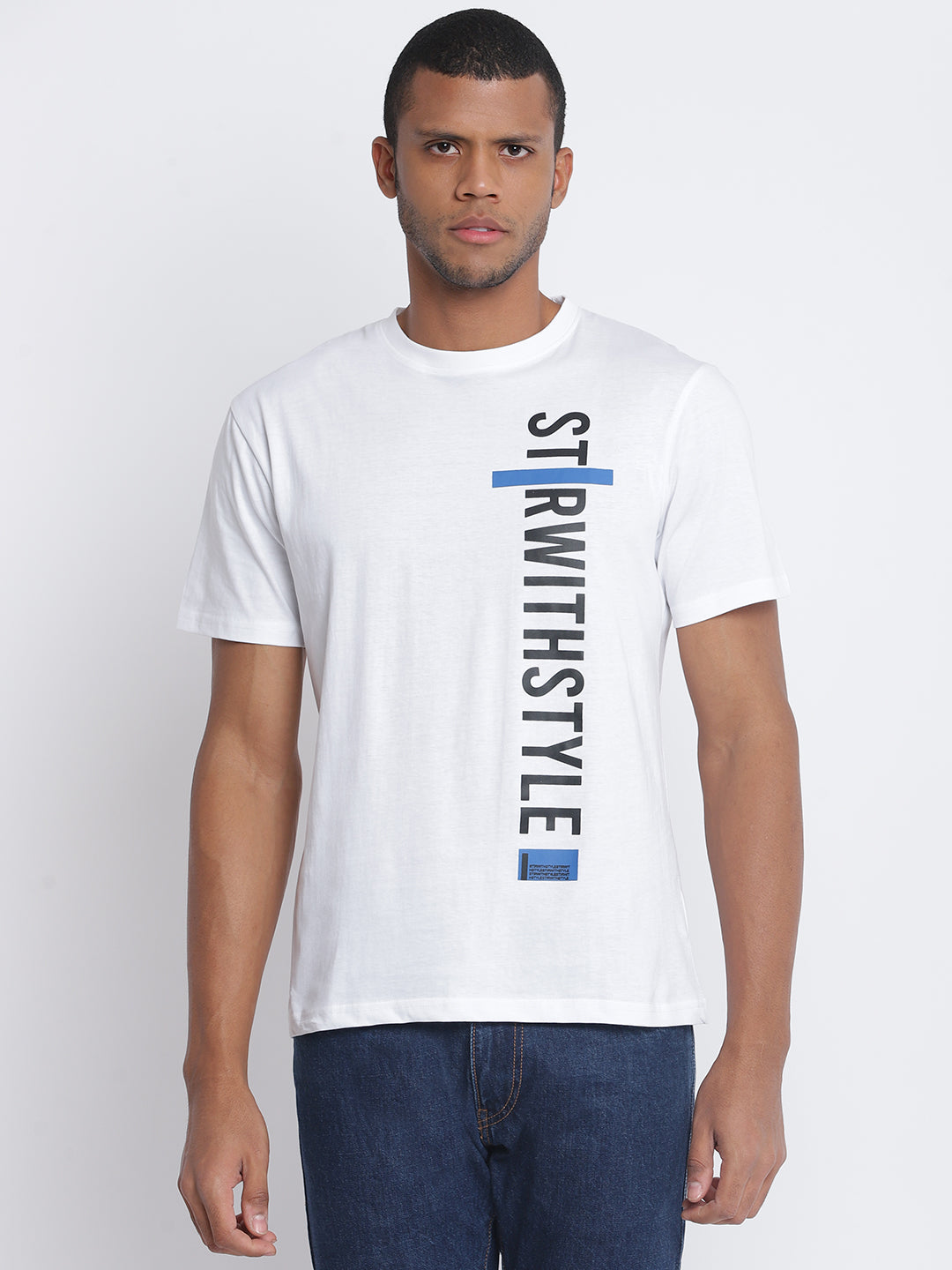 Men White Pantone T-shirt