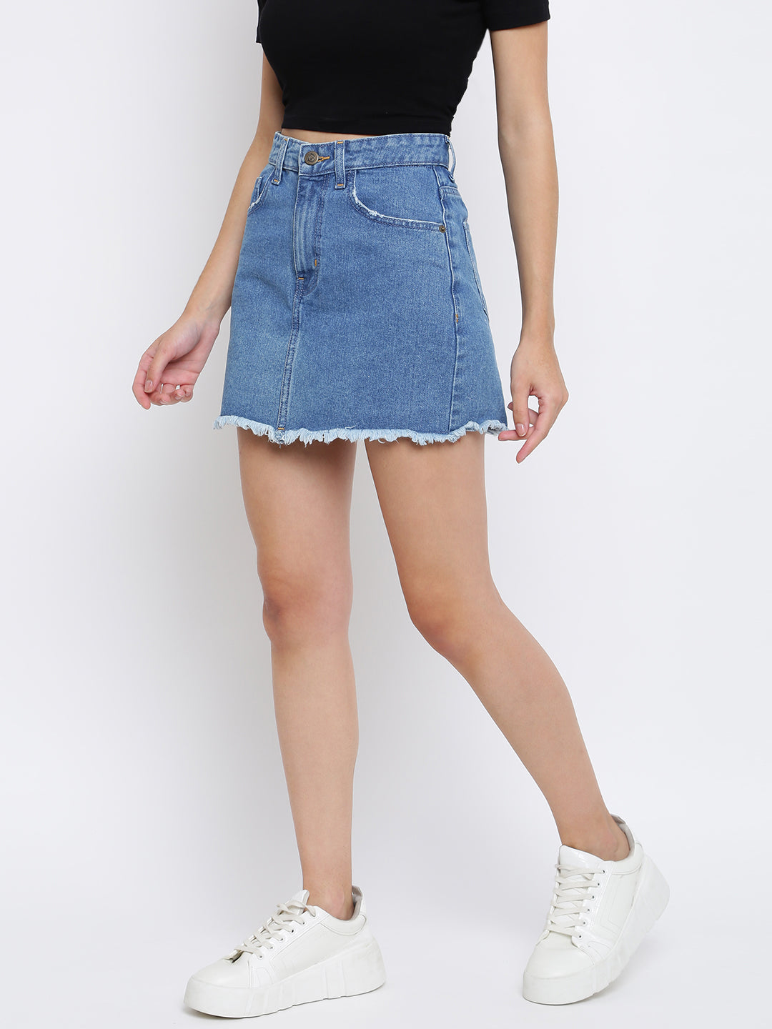 Blue Denim Skirt