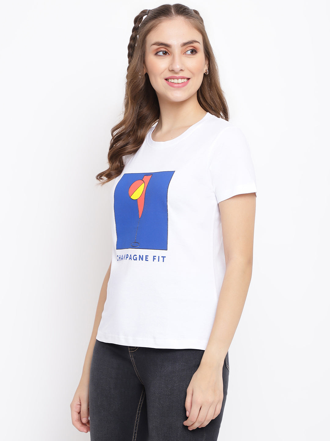 White Champagne Fit T-shirt