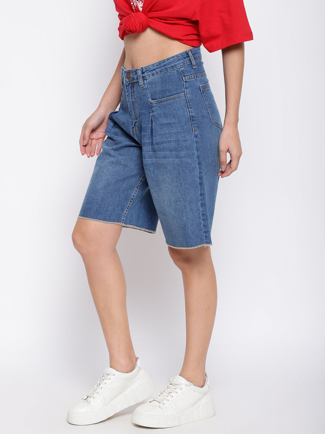 Oversized Blue Shorts