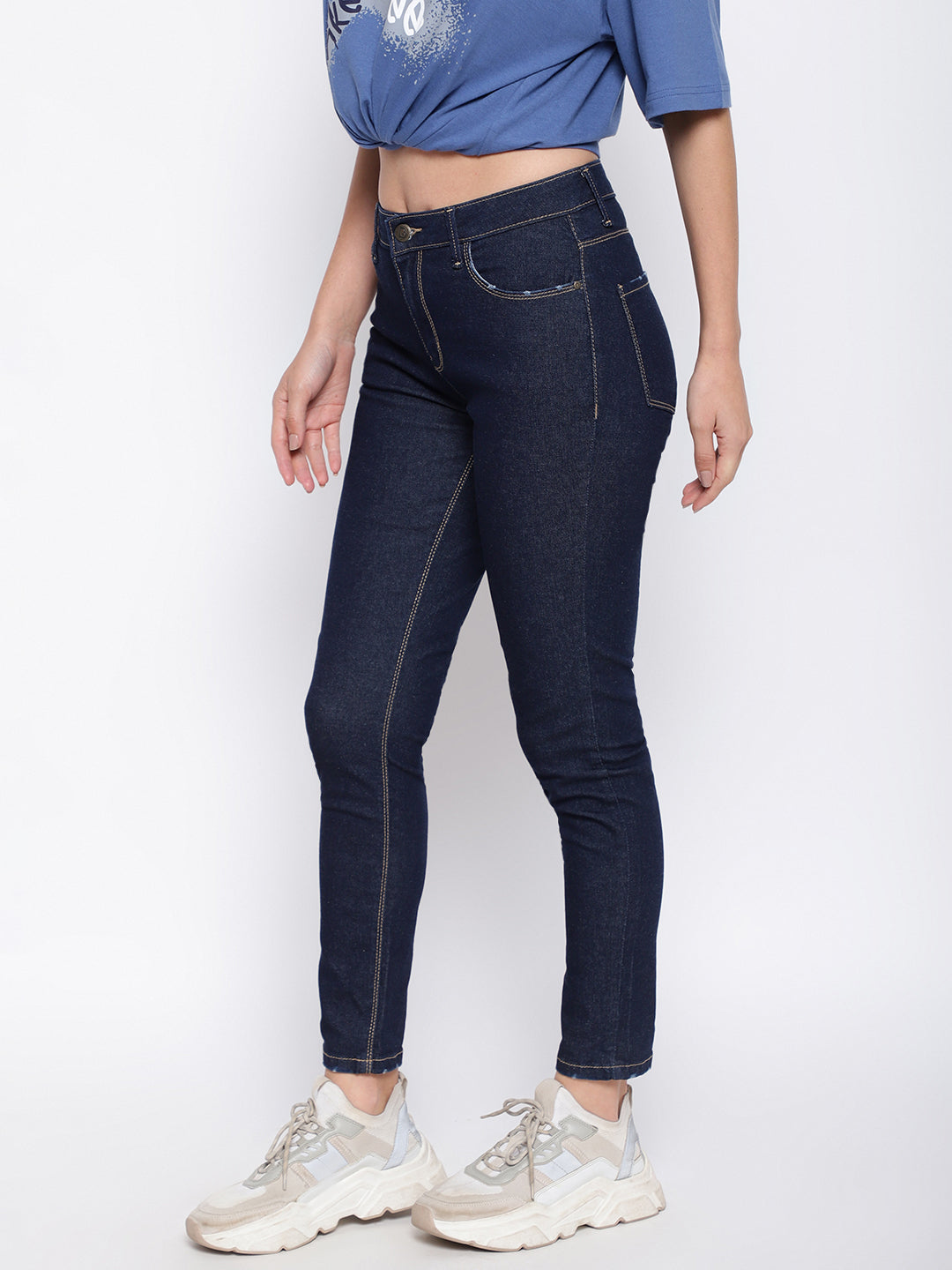 Dark Blue Slim Fit Jeans