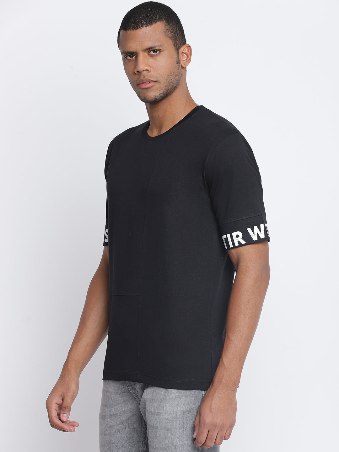 Men Pantone Black T-shirt