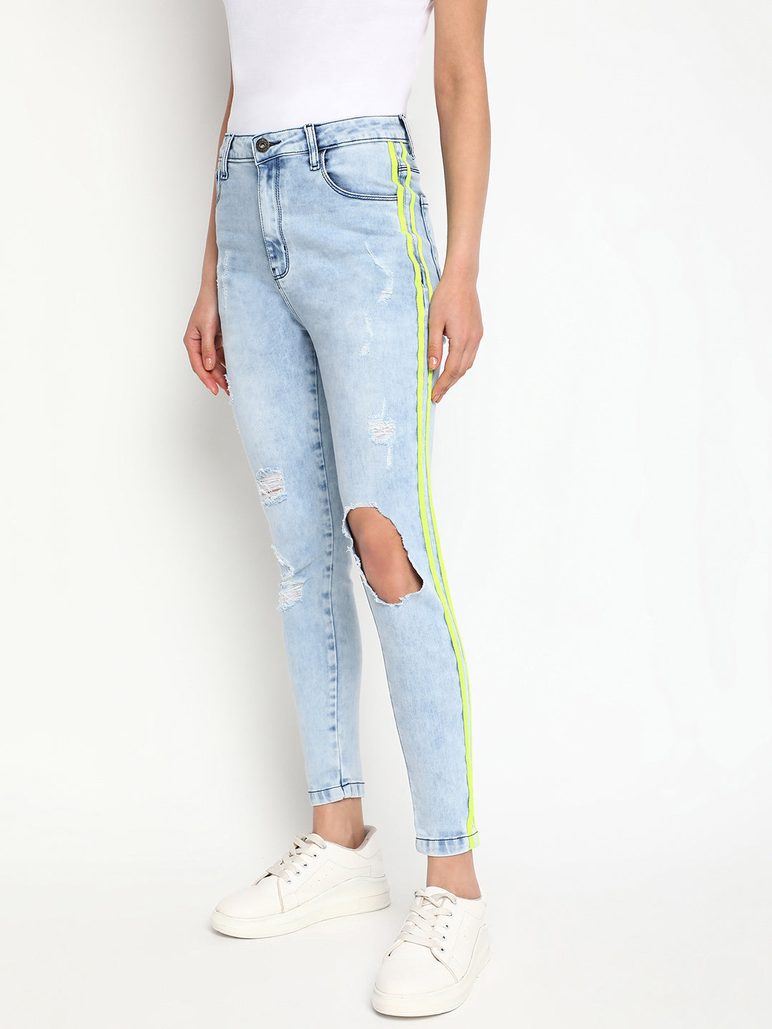 Distressed Skinny Fit Jeans