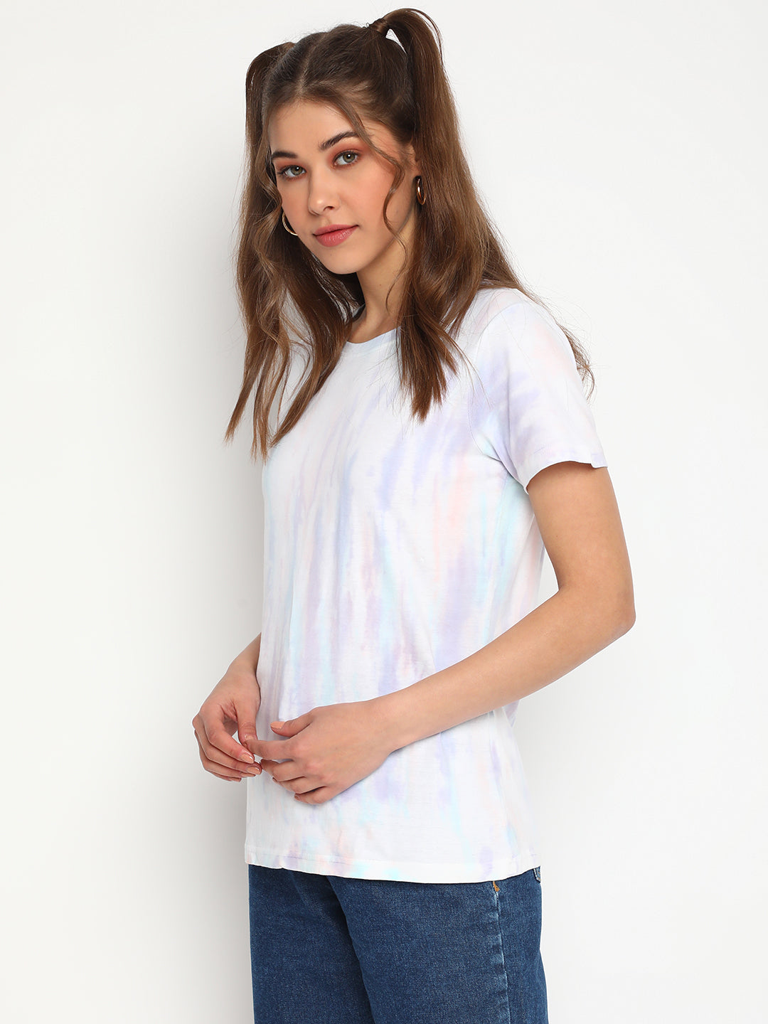 Women Tie-dye Cotton T-shirt