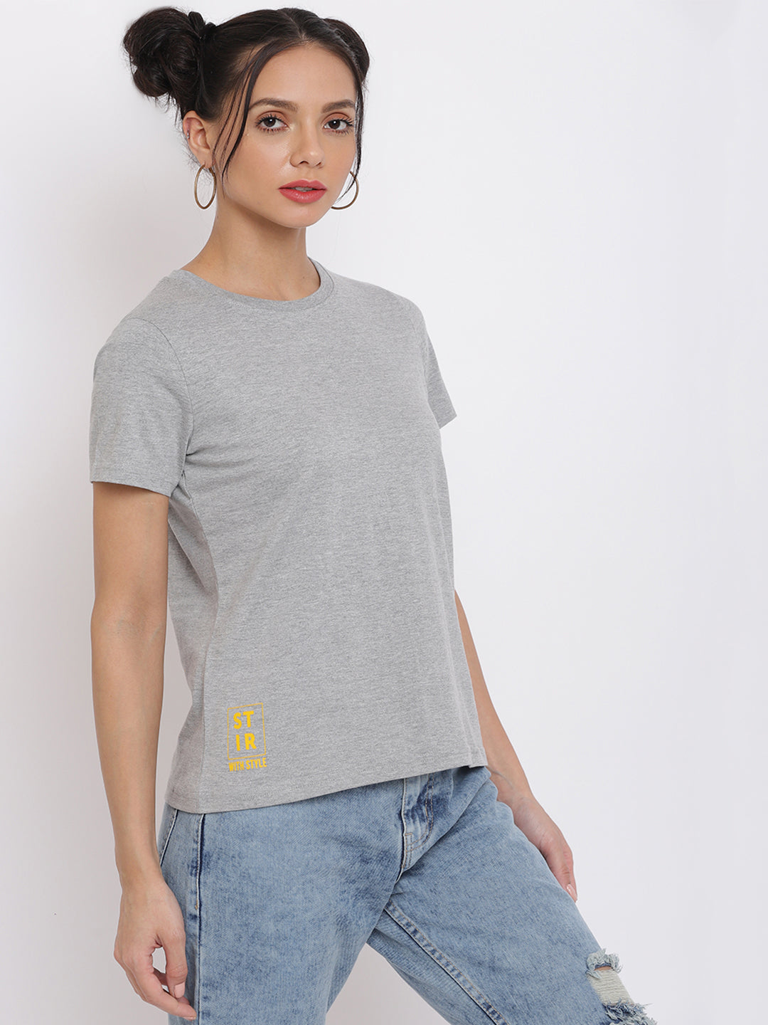Women Grey Pantone T-shirt