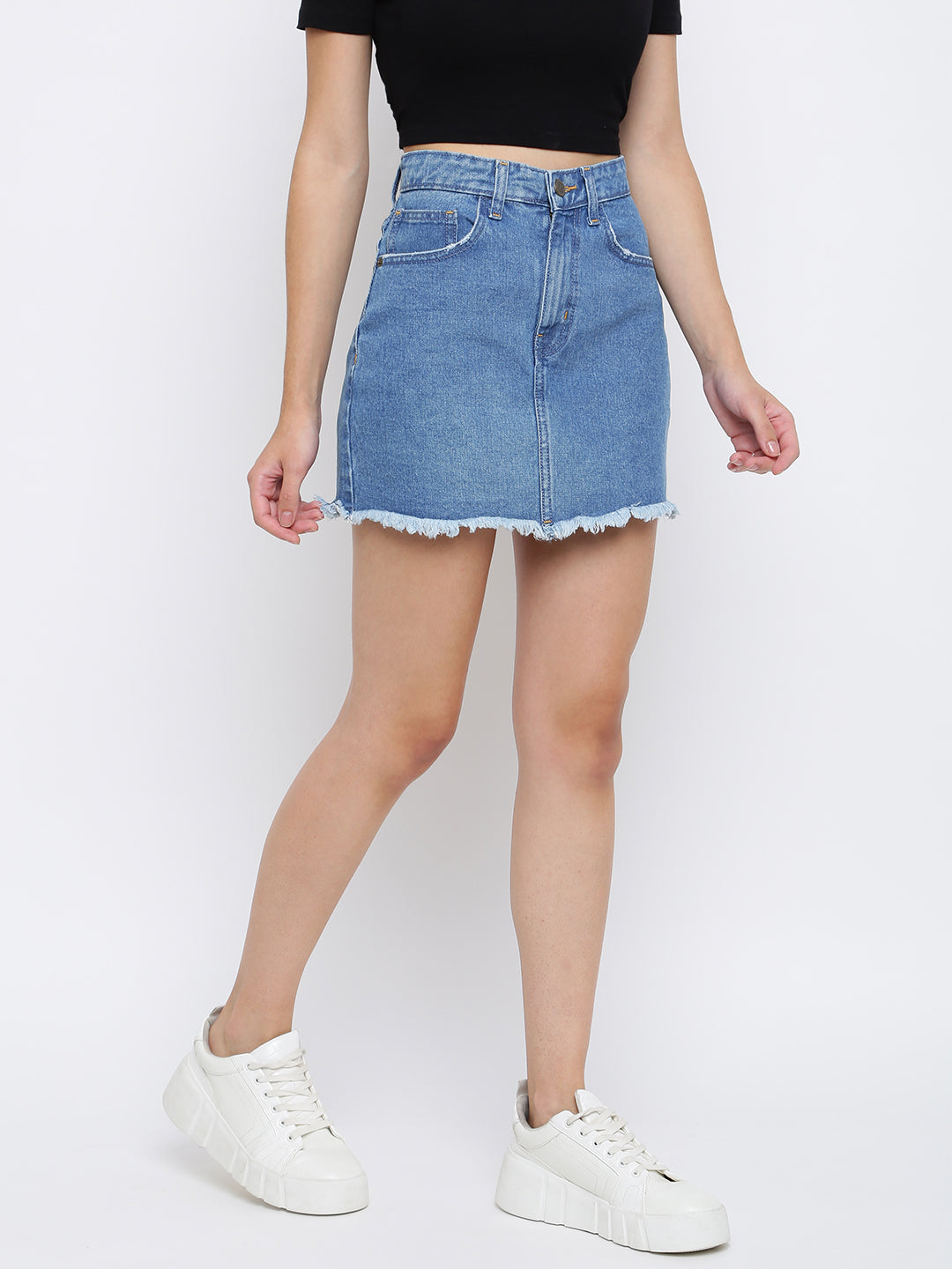 Blue Denim Skirt