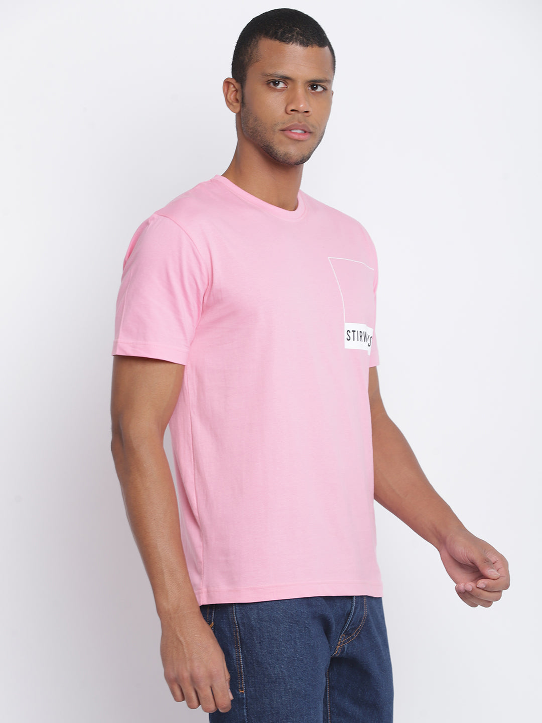Men Candy Pink Pantone T-shirt