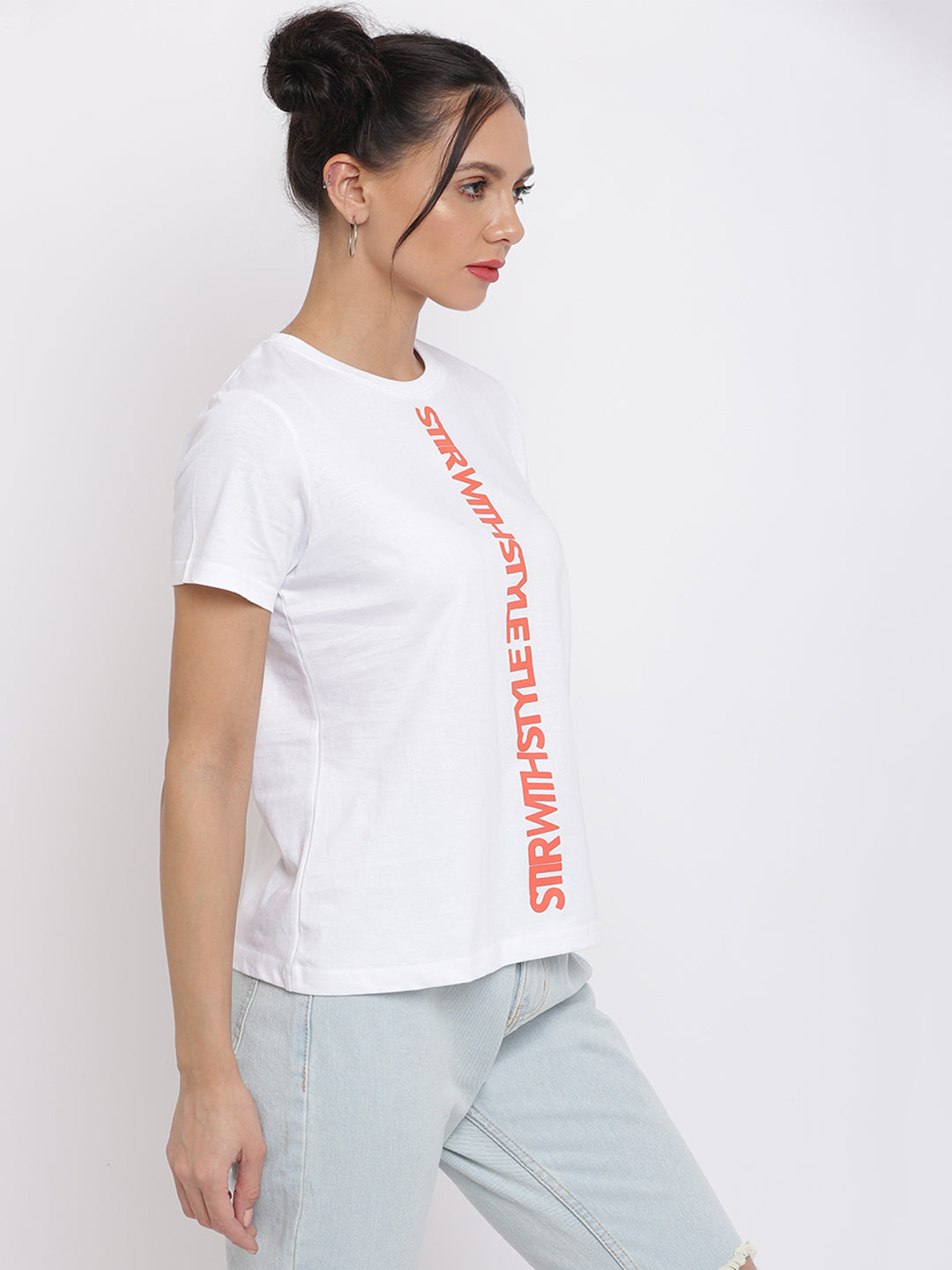 Women White Pantone T-shirt