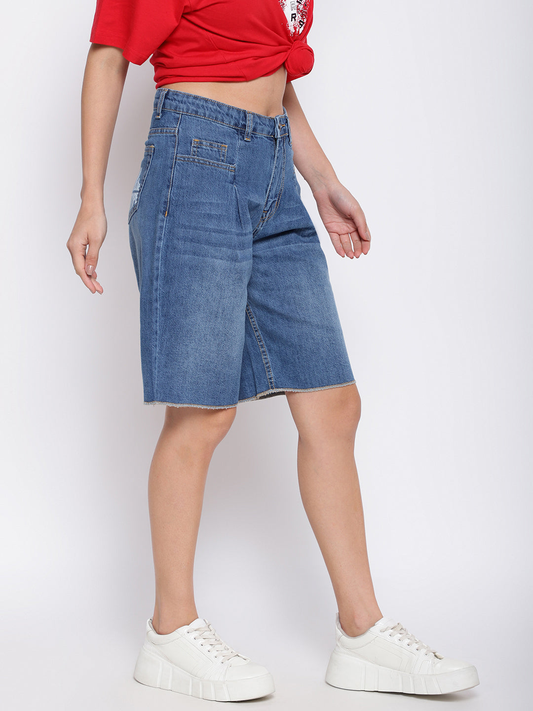 Oversized Blue Shorts