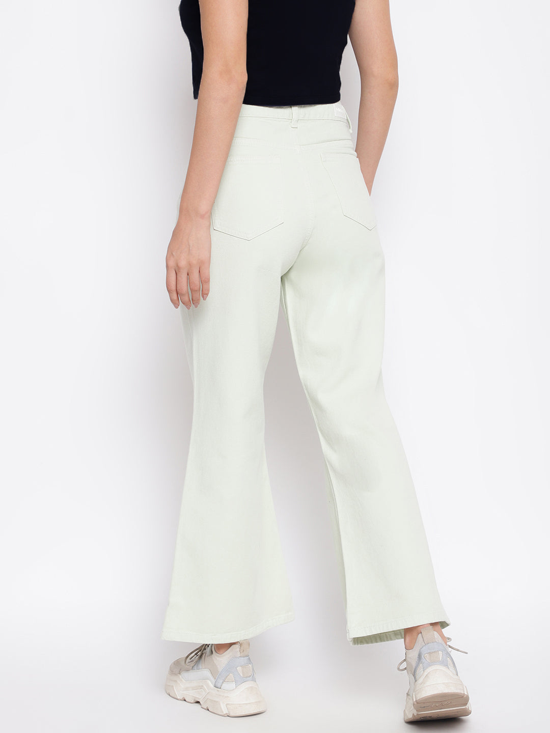 Off White Flared Jeans