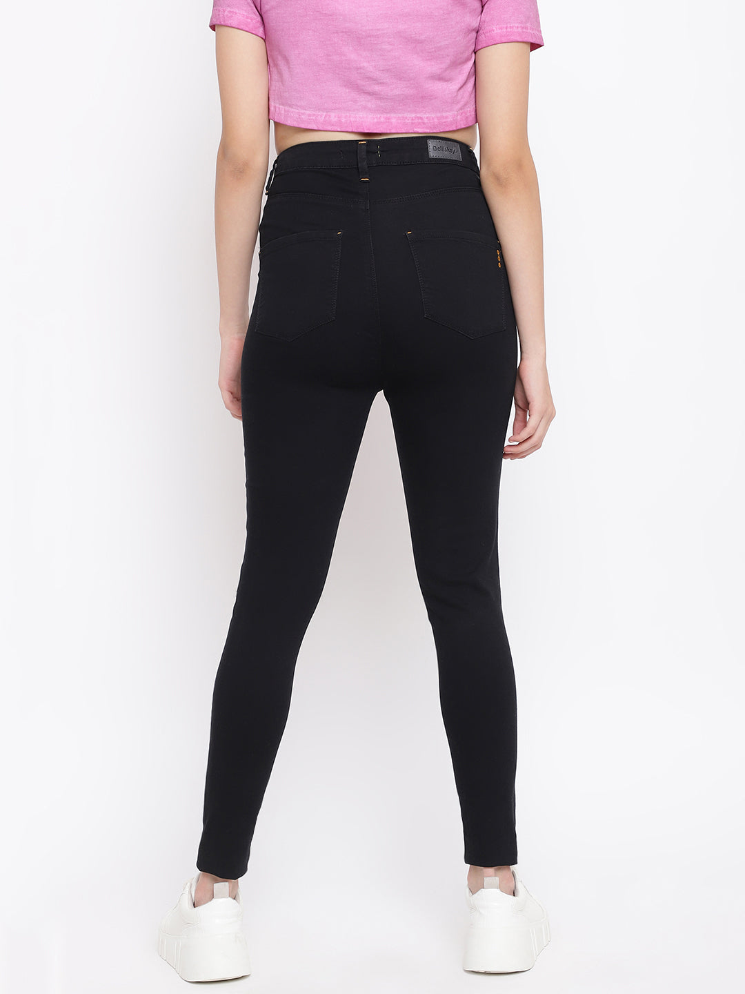 Distressed High Waist Jeans