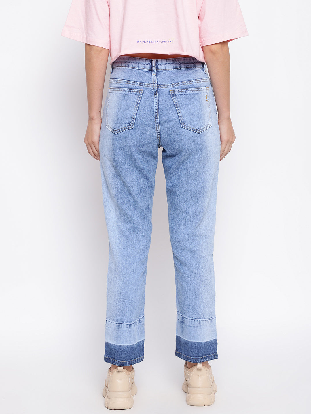 Light Blue Boyfriend Fit Jeans