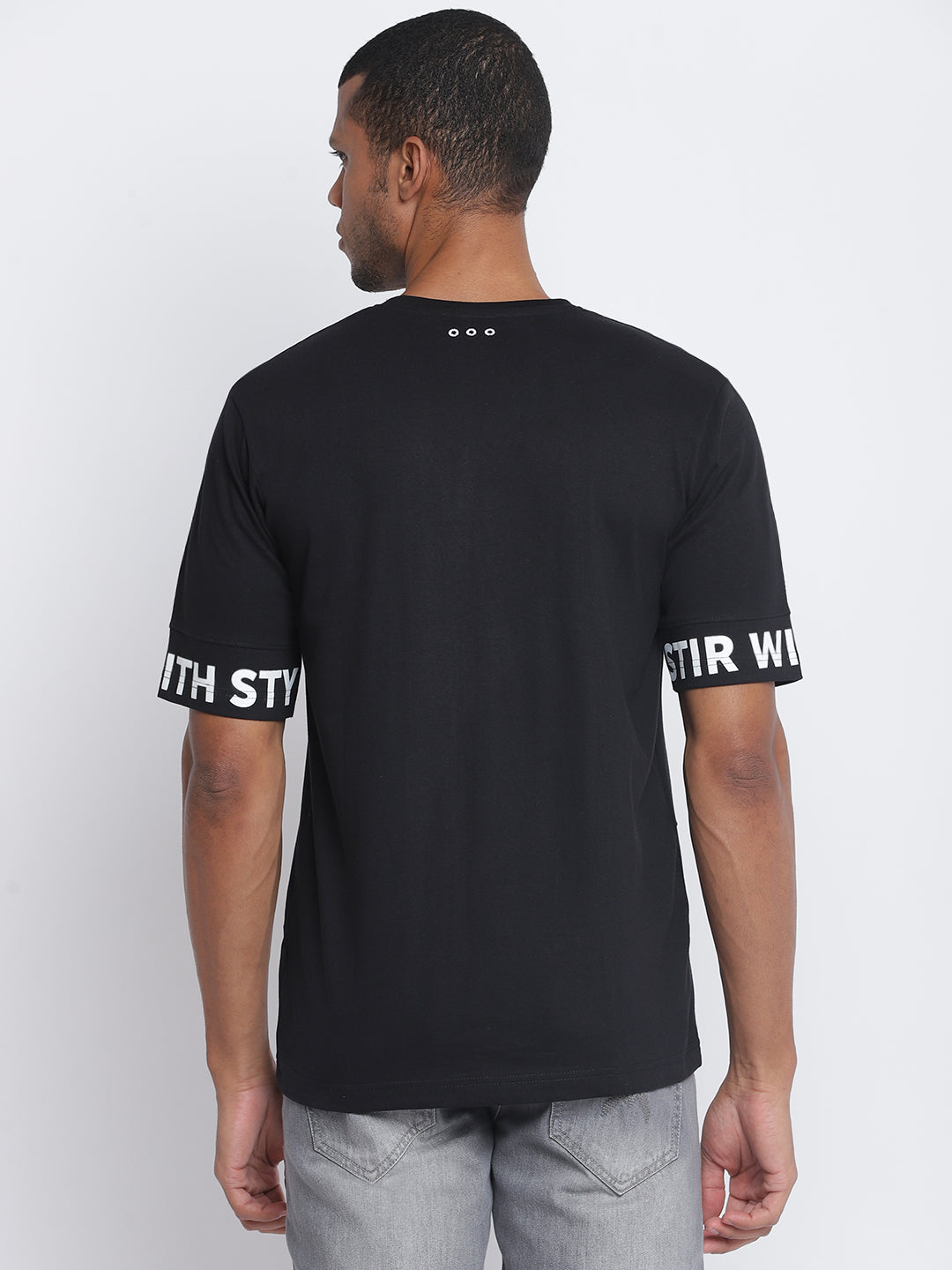 Men Pantone Black T-shirt