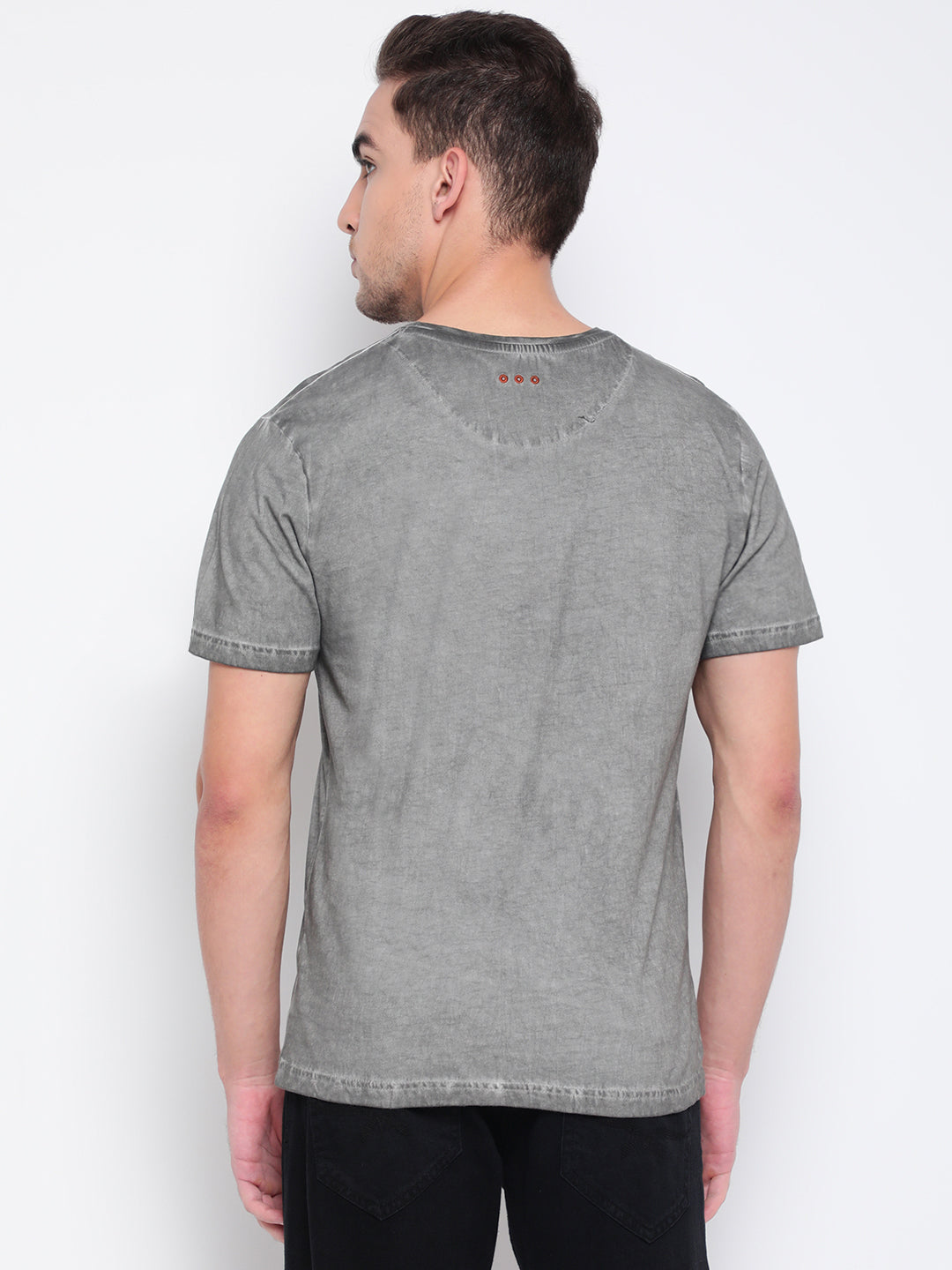 Men Grey Printed T-shirt