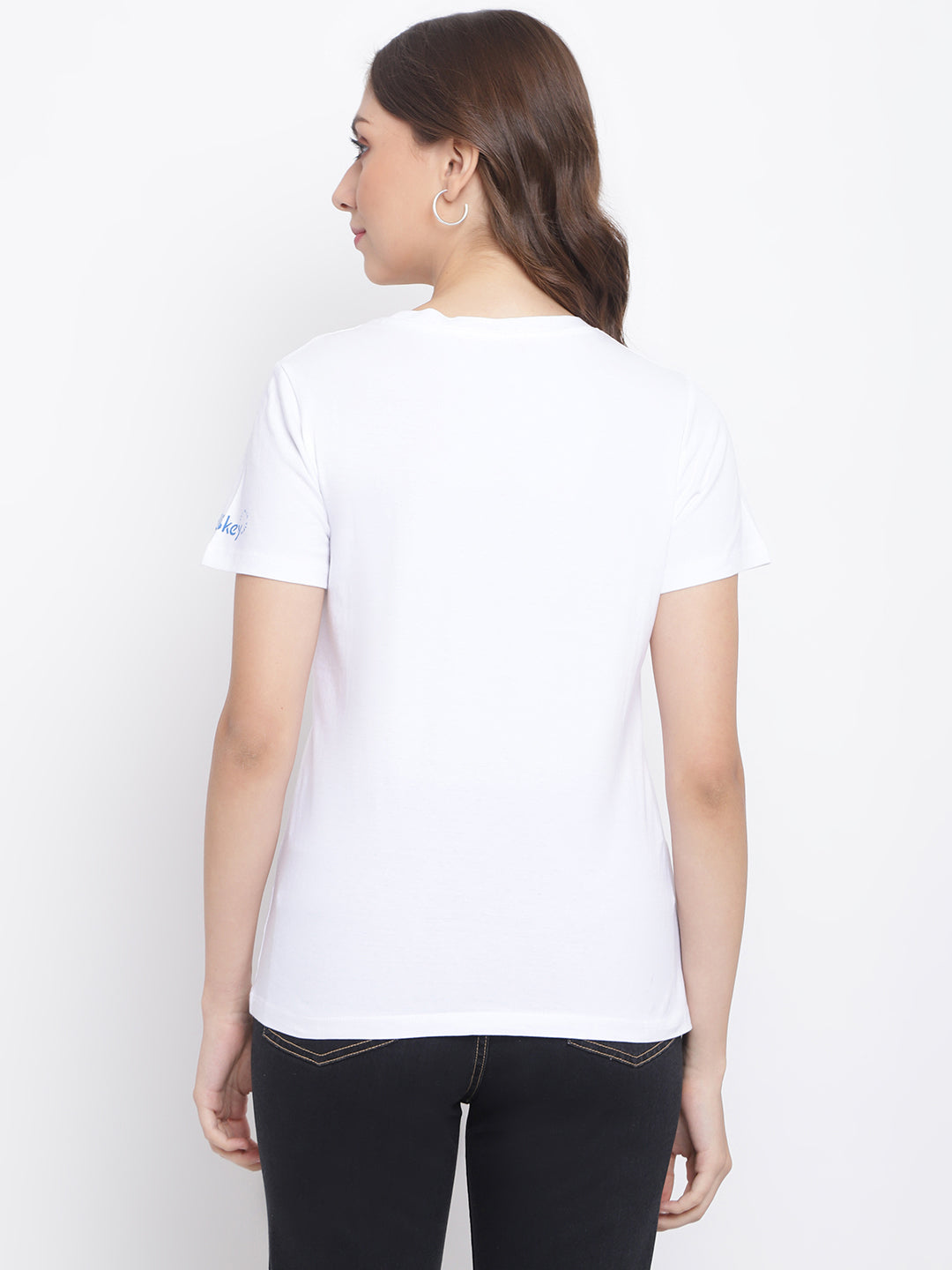 White Printed T-shirt