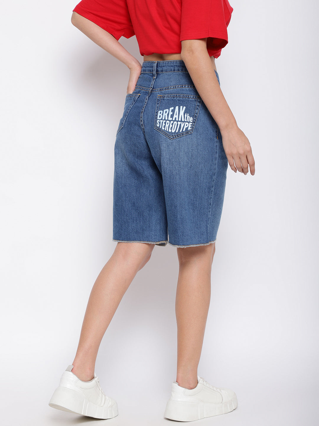 Oversized Blue Shorts