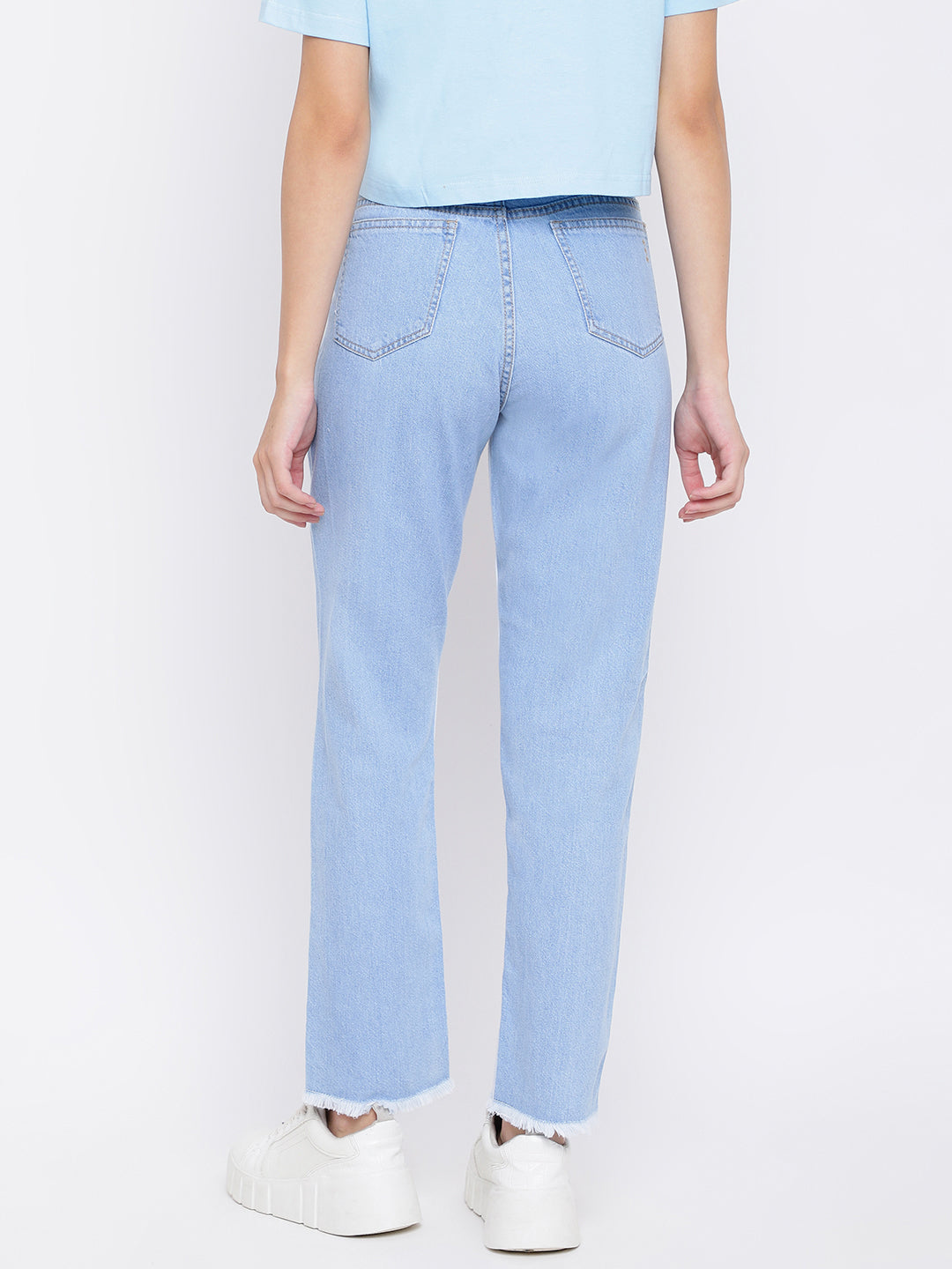 Light Blue Distracted Mom Fit Jeans