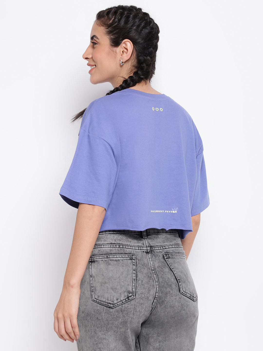 Purple oversized T-shirt