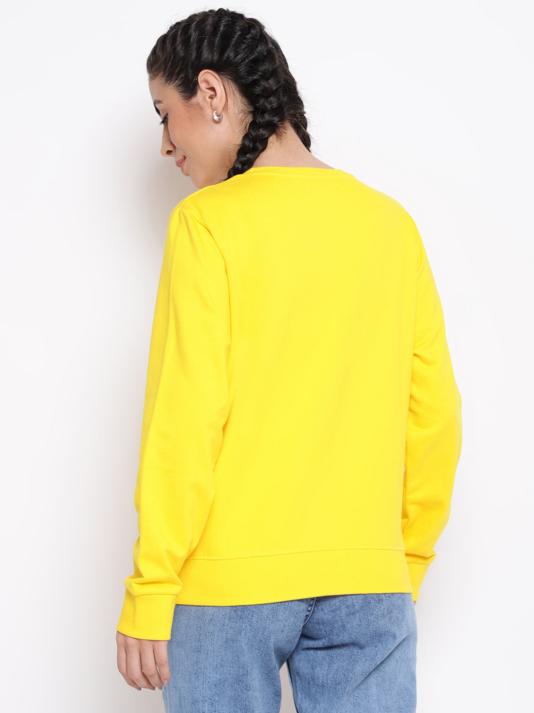 Yellow Cotton Sweatshirt
