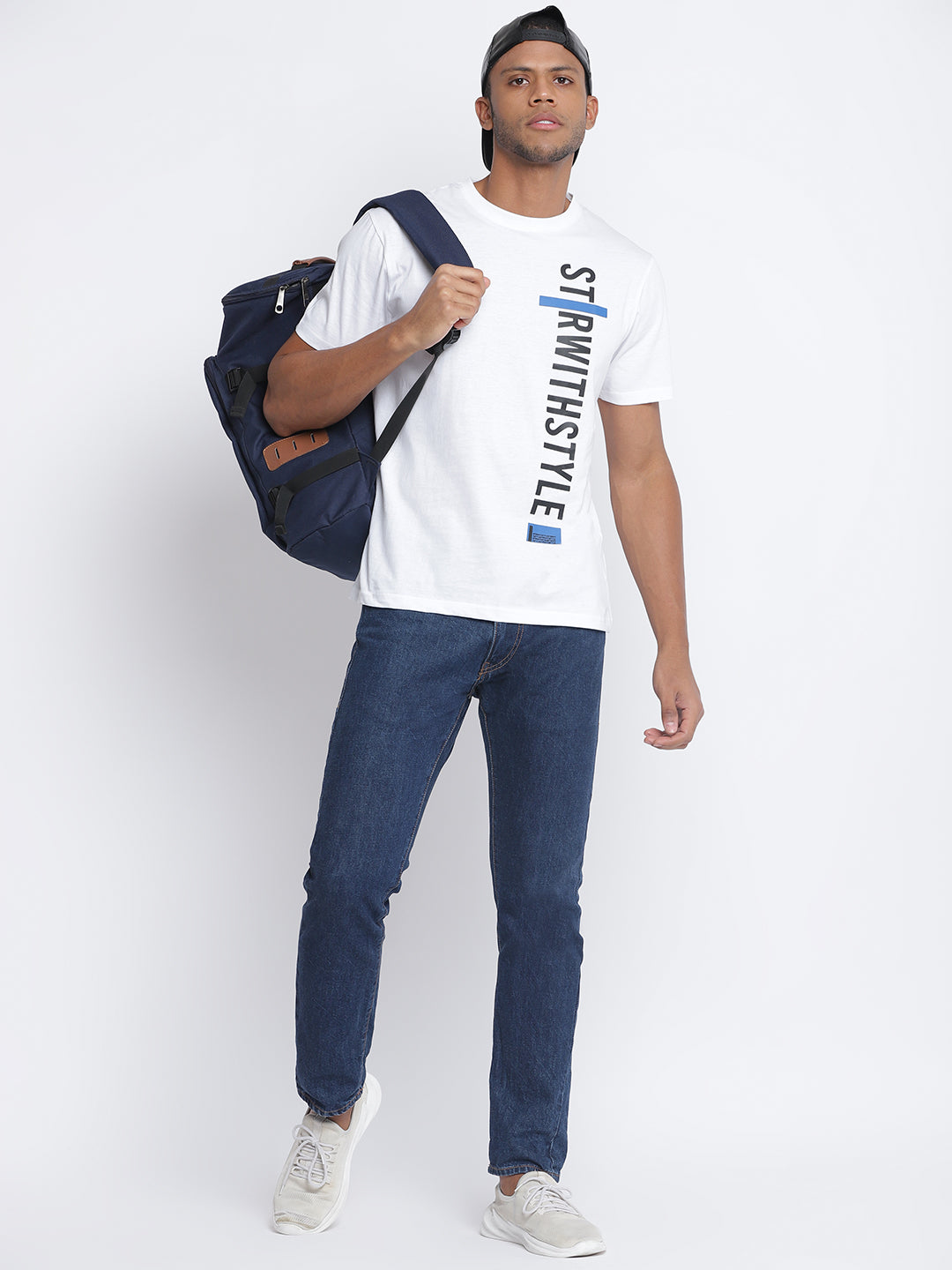 Men White Pantone T-shirt