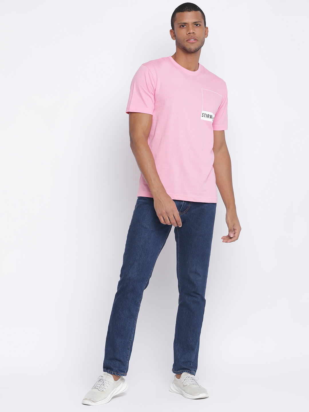 Men Candy Pink Pantone T-shirt