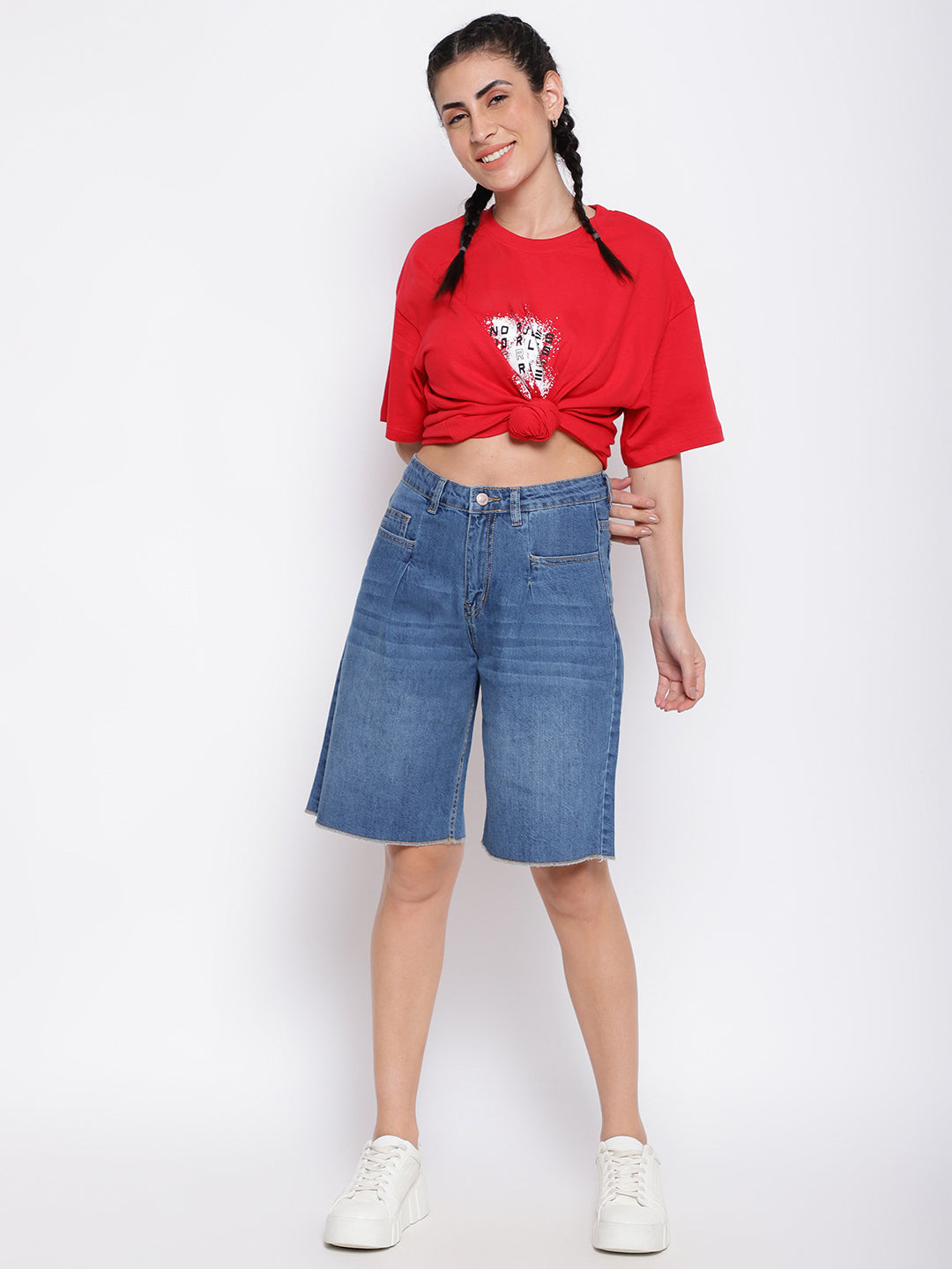 Oversized Blue Shorts