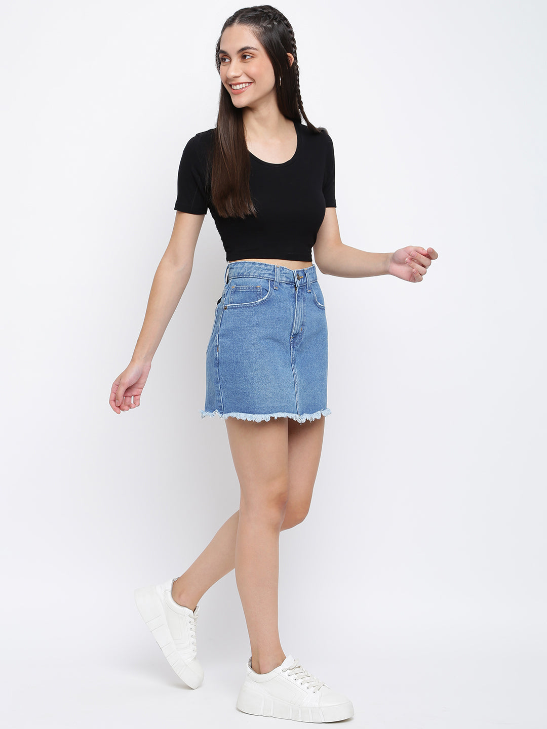 Blue Denim Skirt