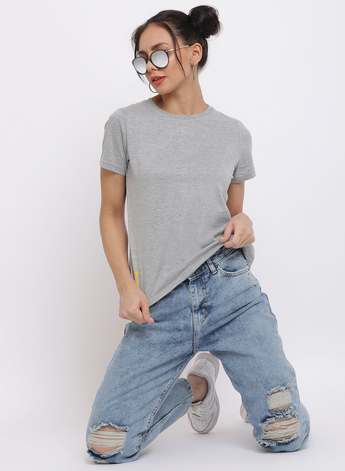 Women Grey Pantone T-shirt