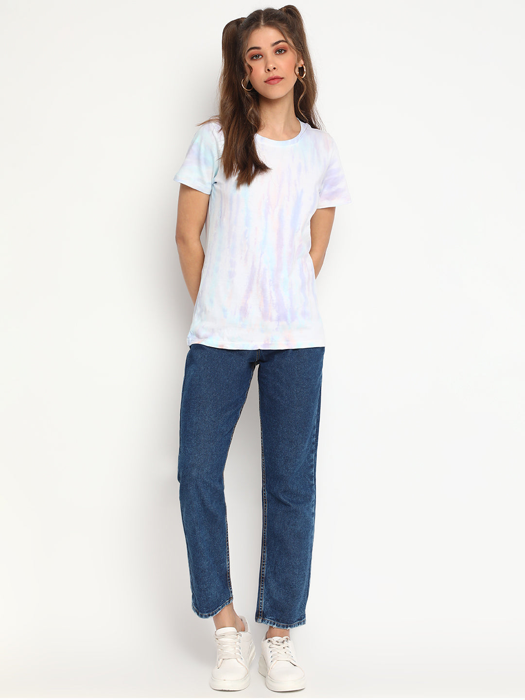 Women Tie-dye Cotton T-shirt