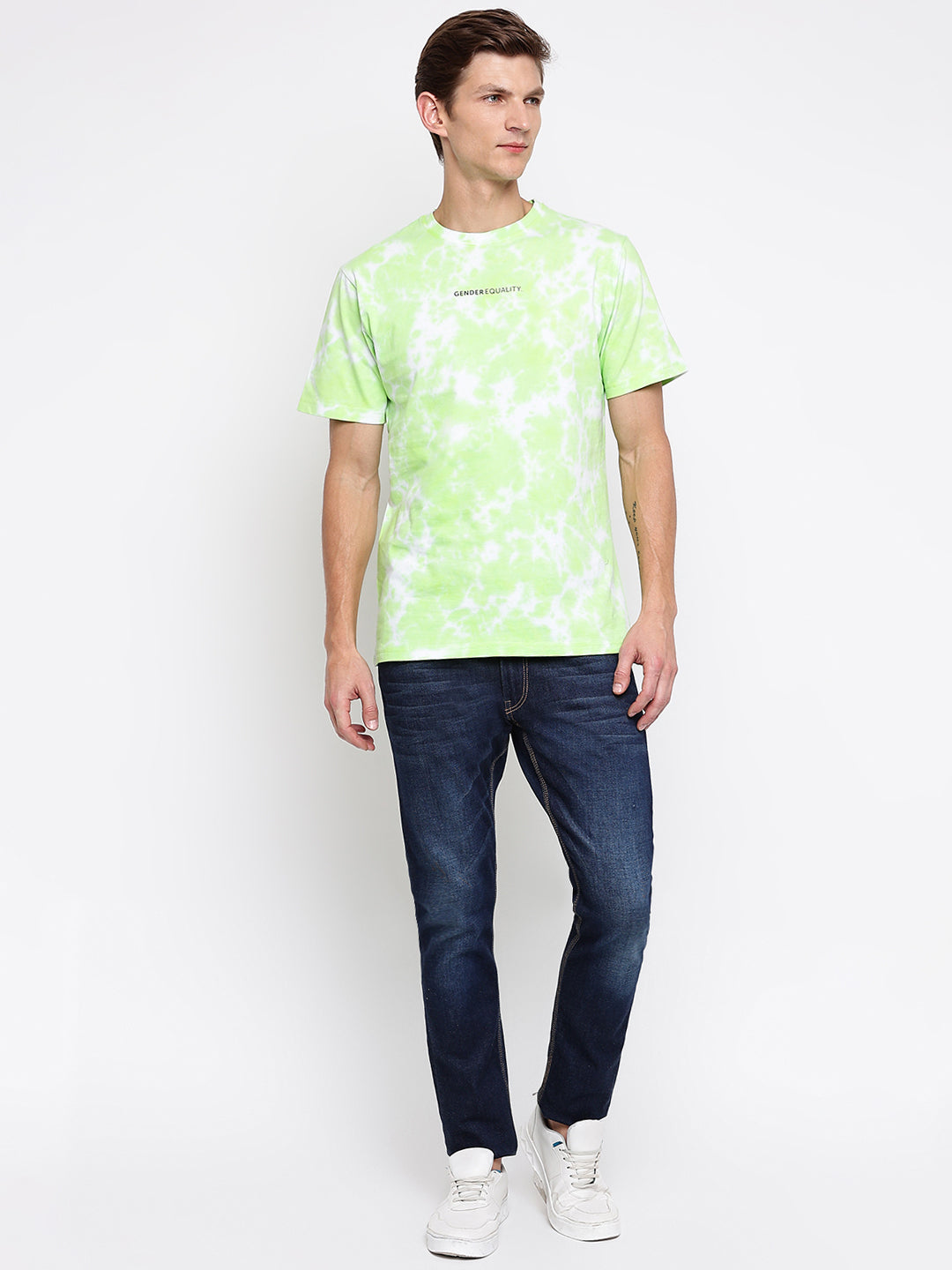 Men Tie Dye Printed T-shirt
