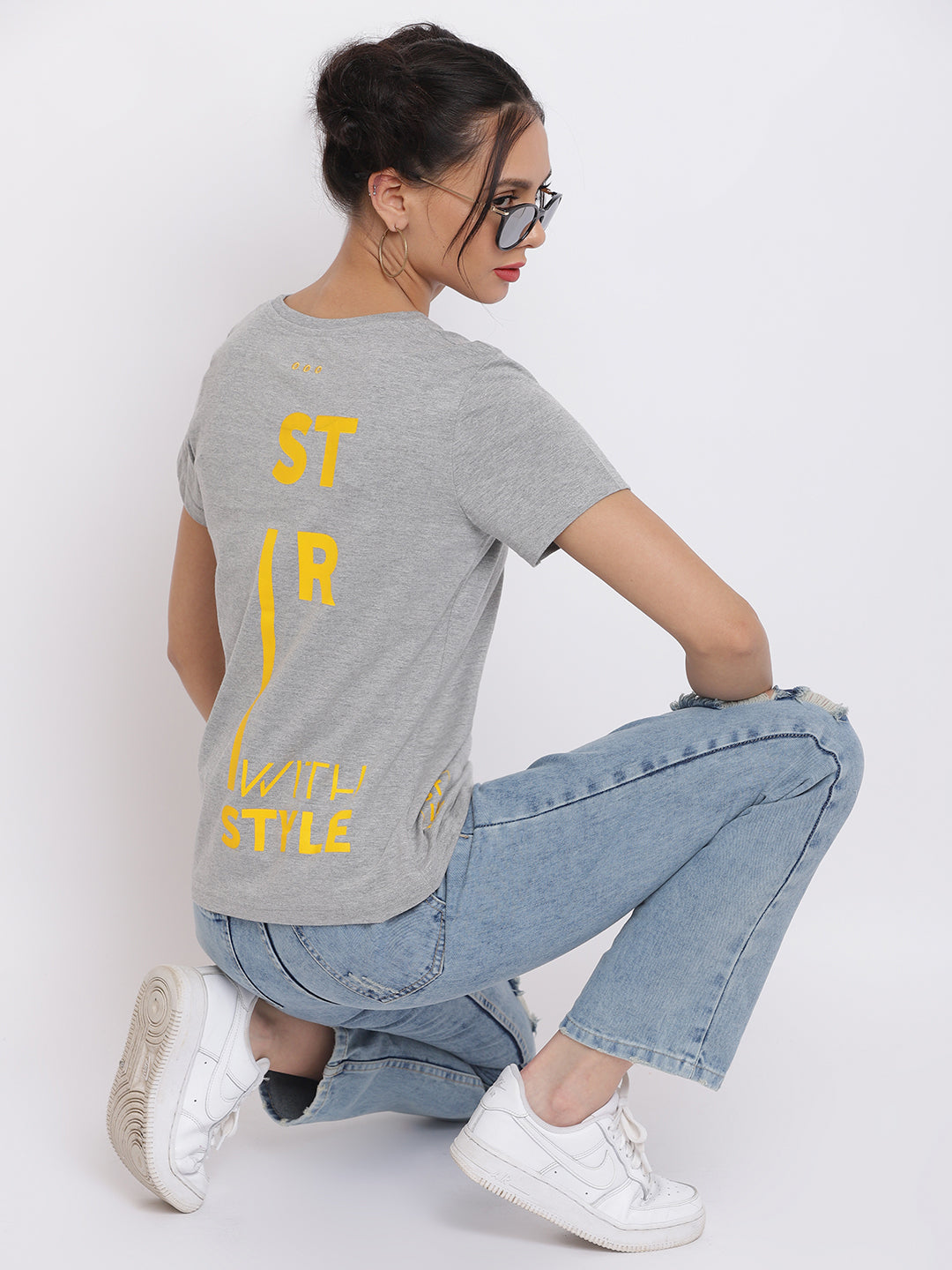 Women Grey Pantone T-shirt