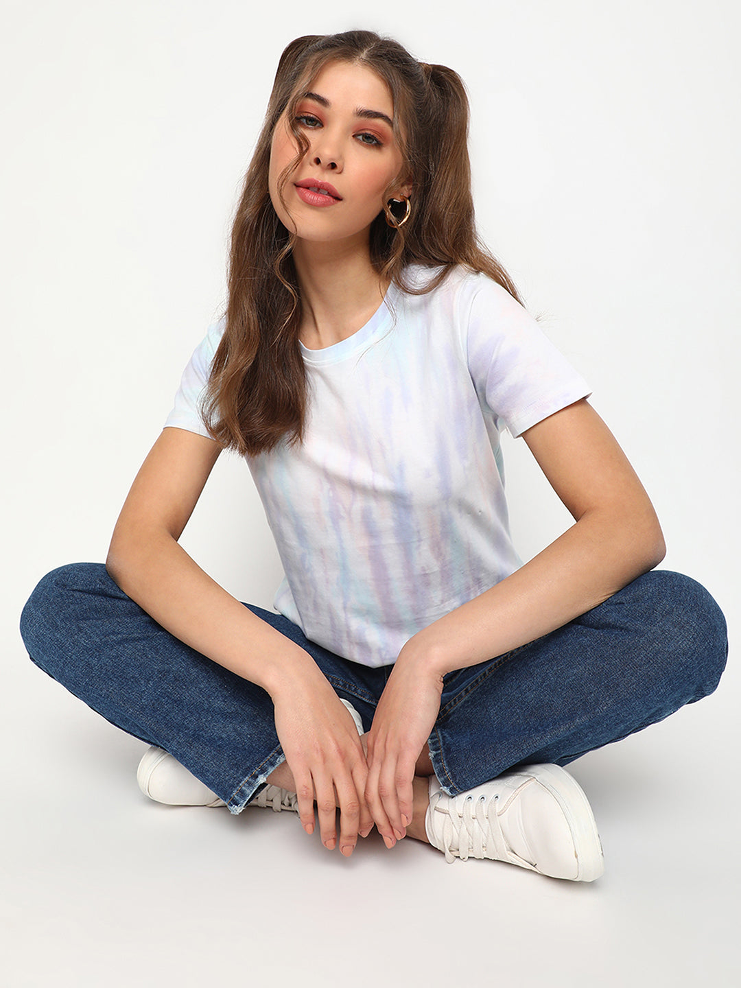 Women Tie-dye Cotton T-shirt