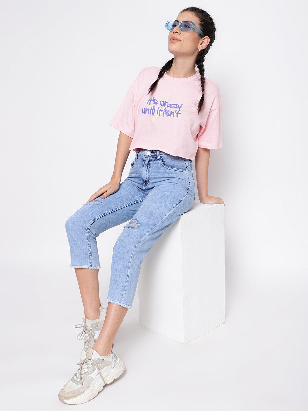 Light Pink Oversized T-shirt