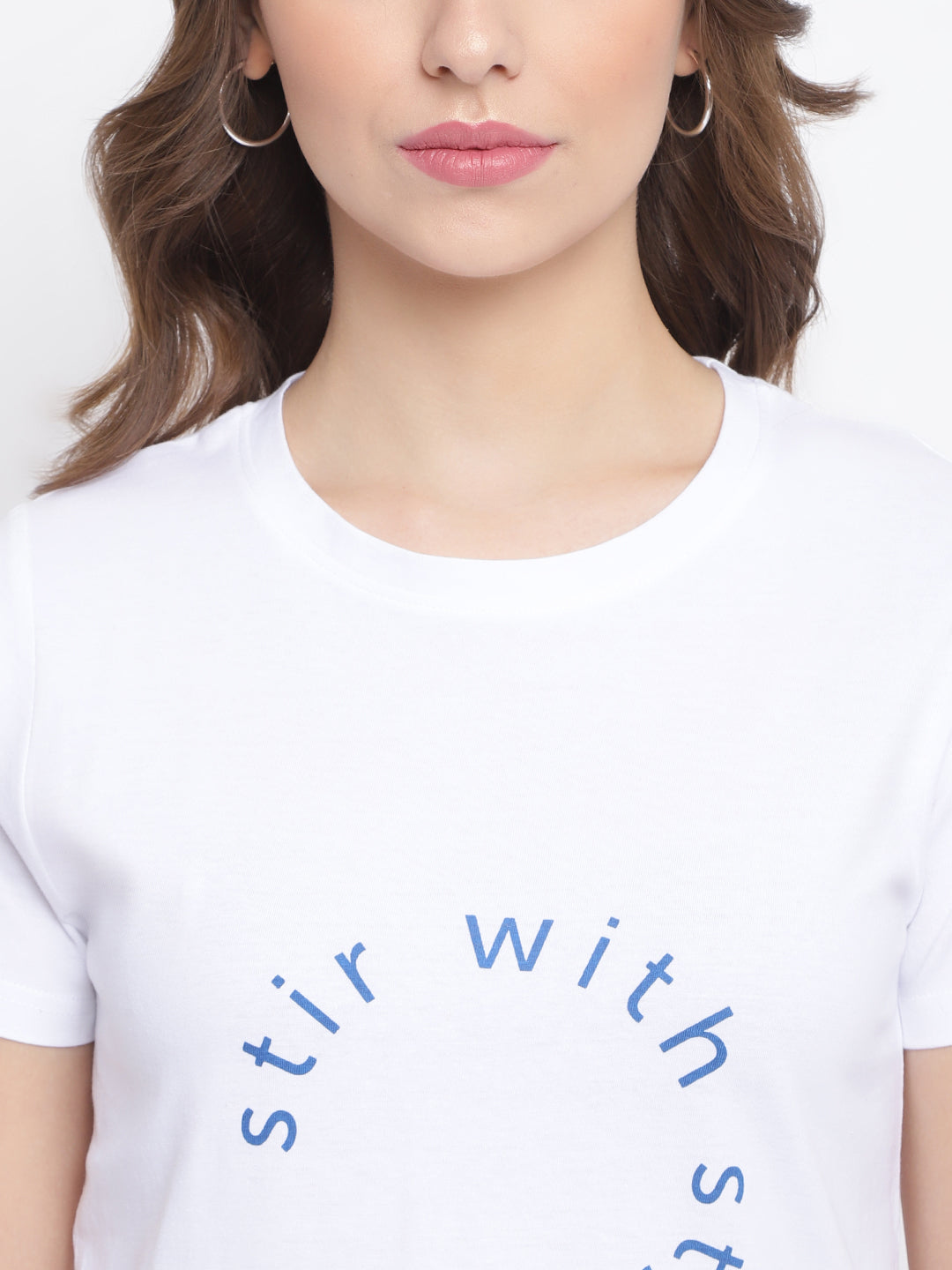 White Printed T-shirt