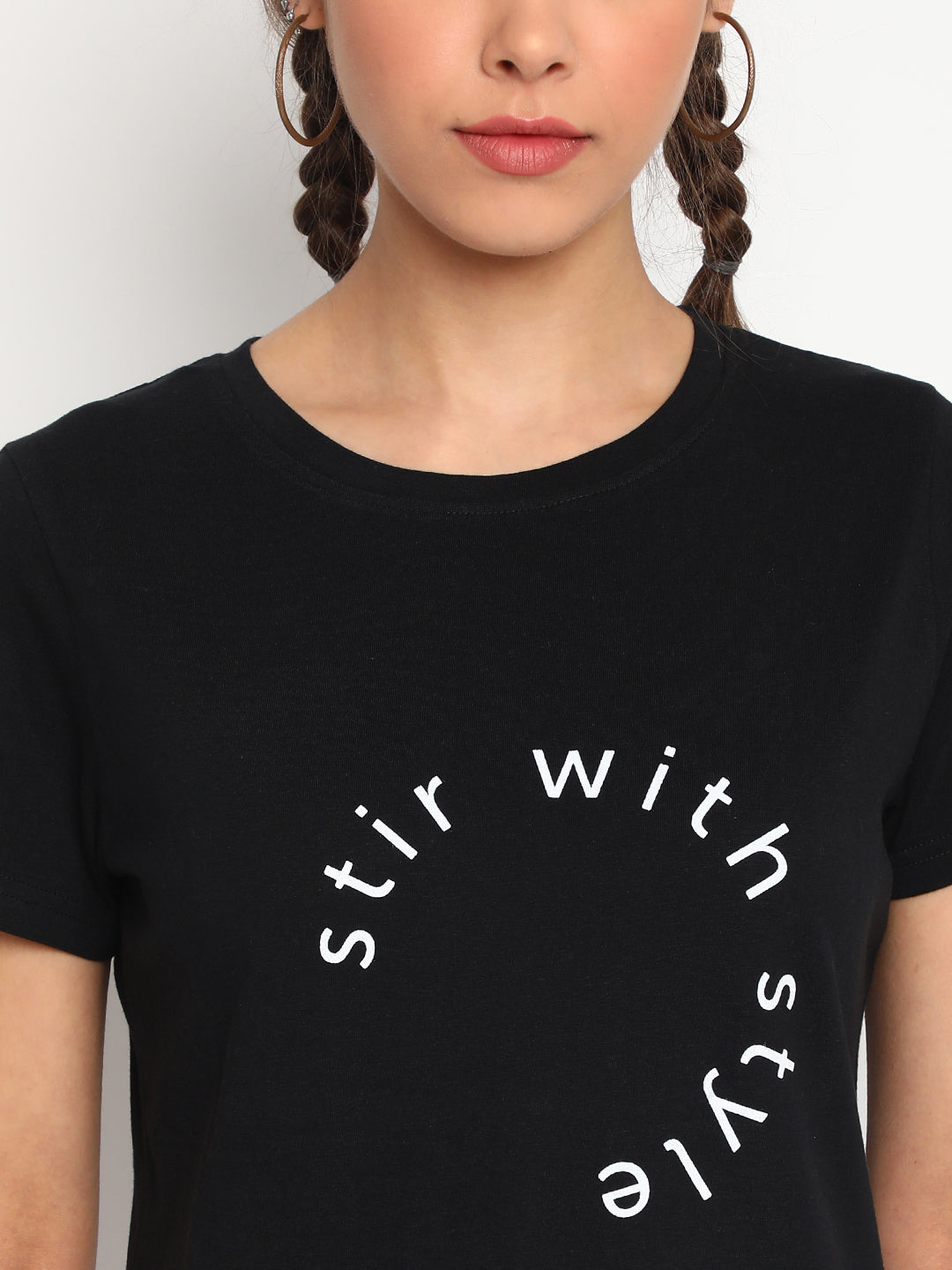 Black Printed T-shirt