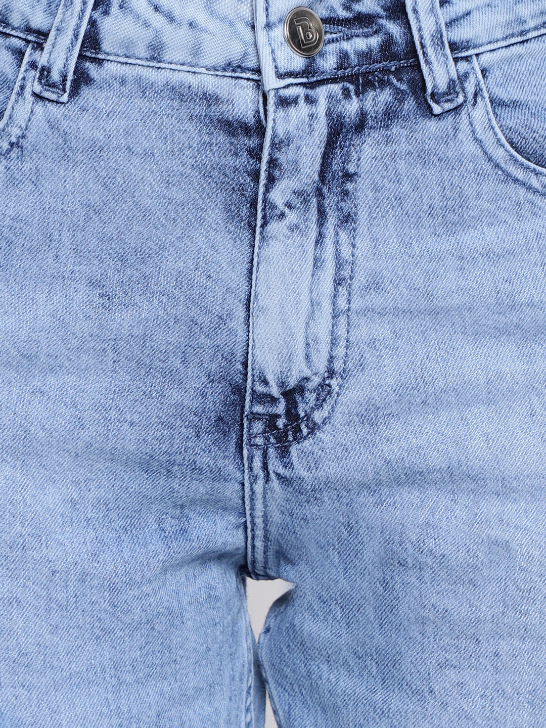 Smoky Blue Mom Fit Jeans