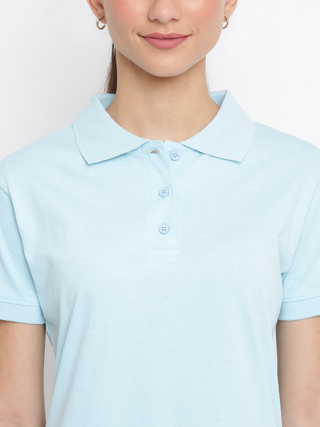 Sky Blue cotton T-shirt Dress