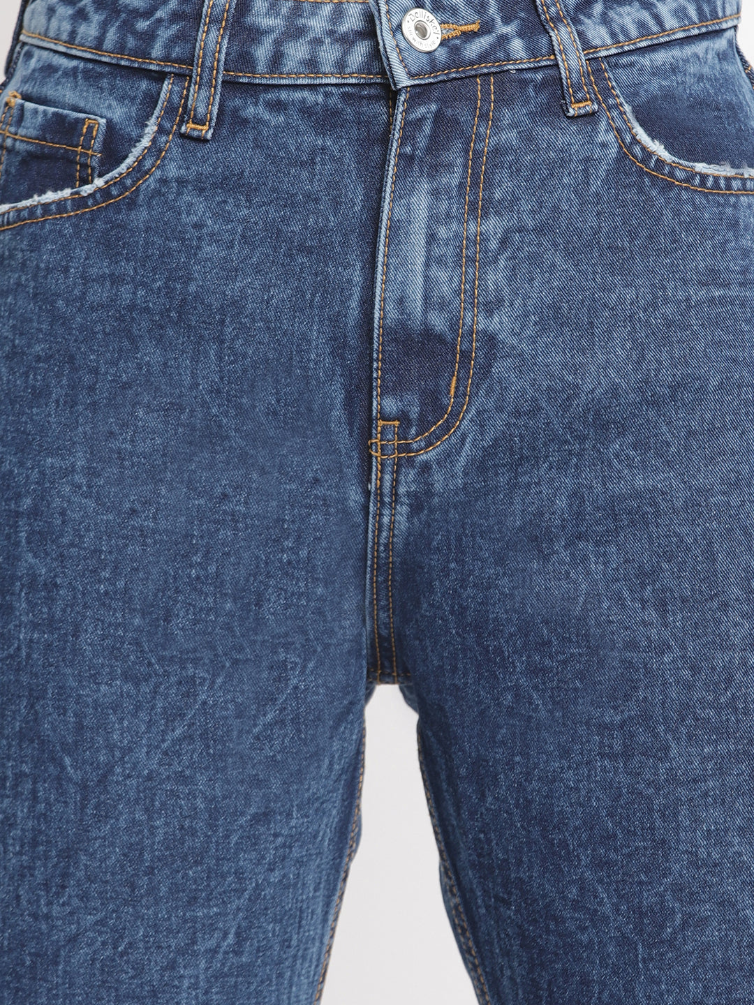 Dark Blue Mom Fit Jeans