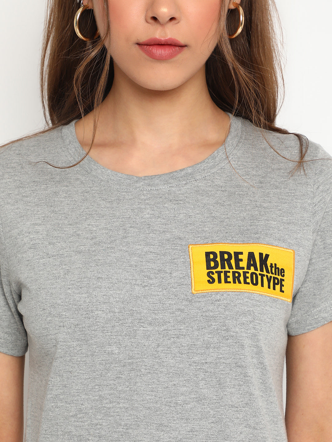 Grey Printed T-shirt