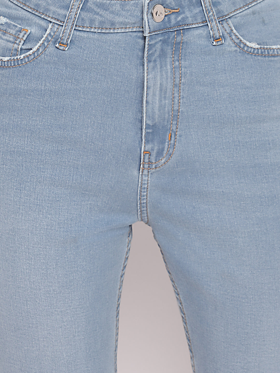 Women Light Blue Boot Cut Denim Jeans