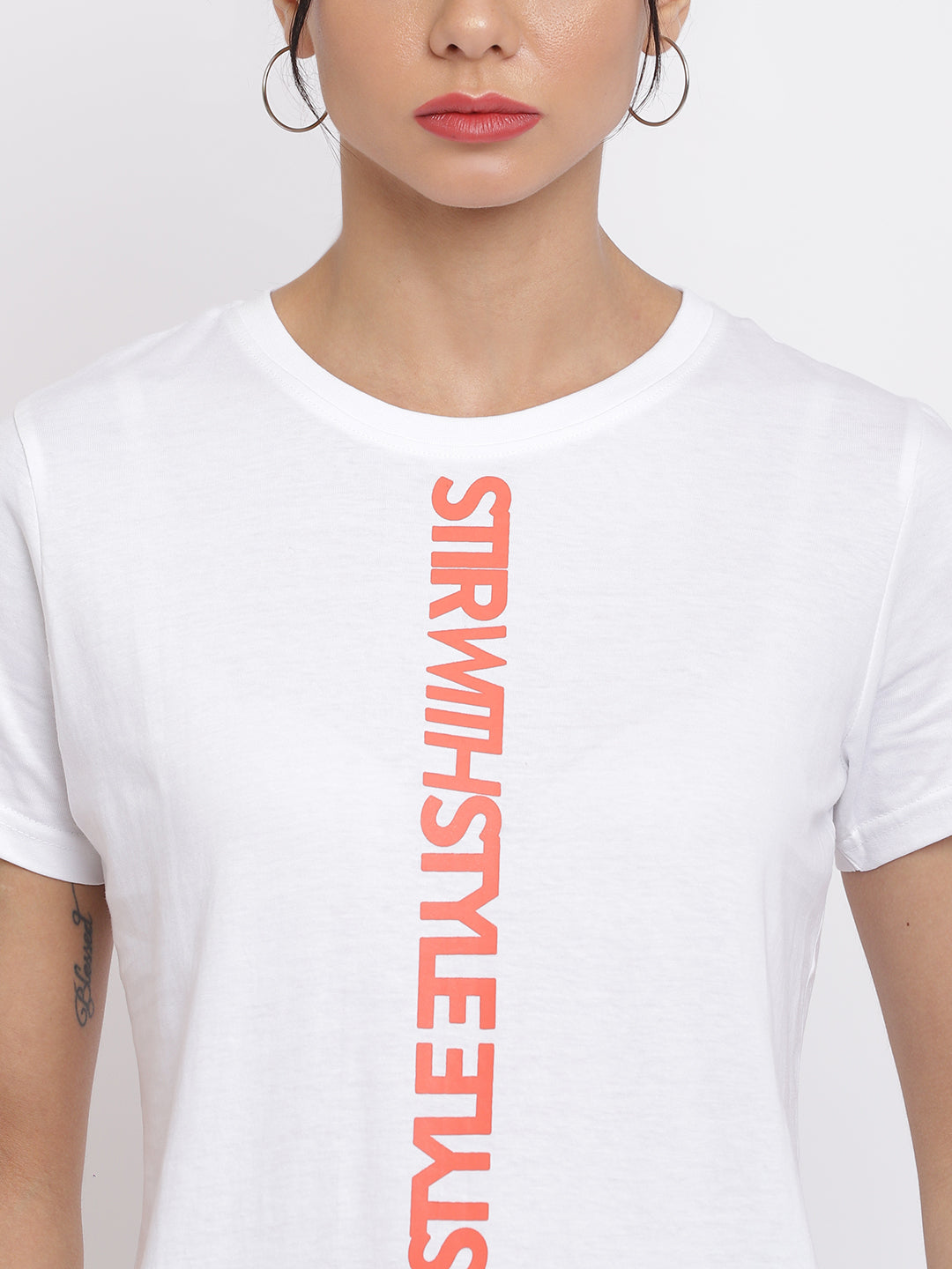 Women White Pantone T-shirt