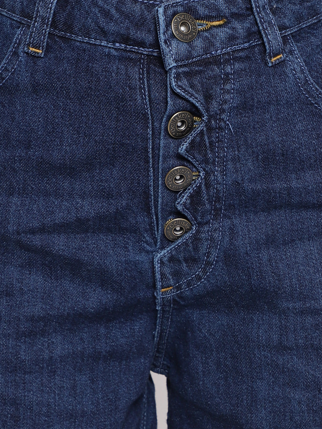 Zig Zag Button Shorts